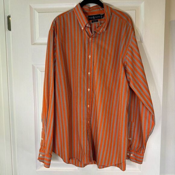 Ralph Lauren Classic Fit Button Down Dress Shirt Men’s Size XXL - Picture 1 of 7